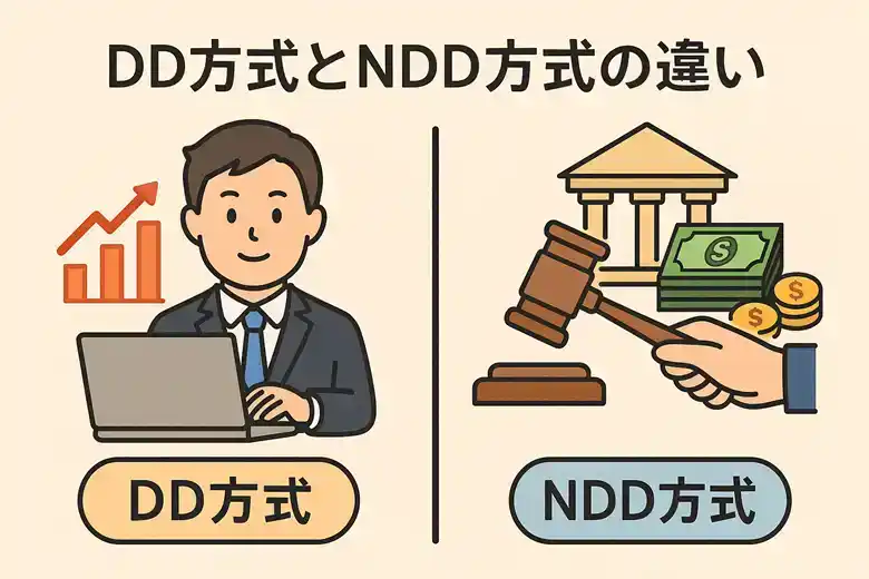 DD方式とNDD方式の違い