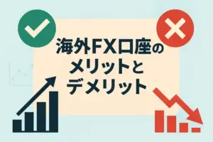 海外FX口座のメリットとデメリット